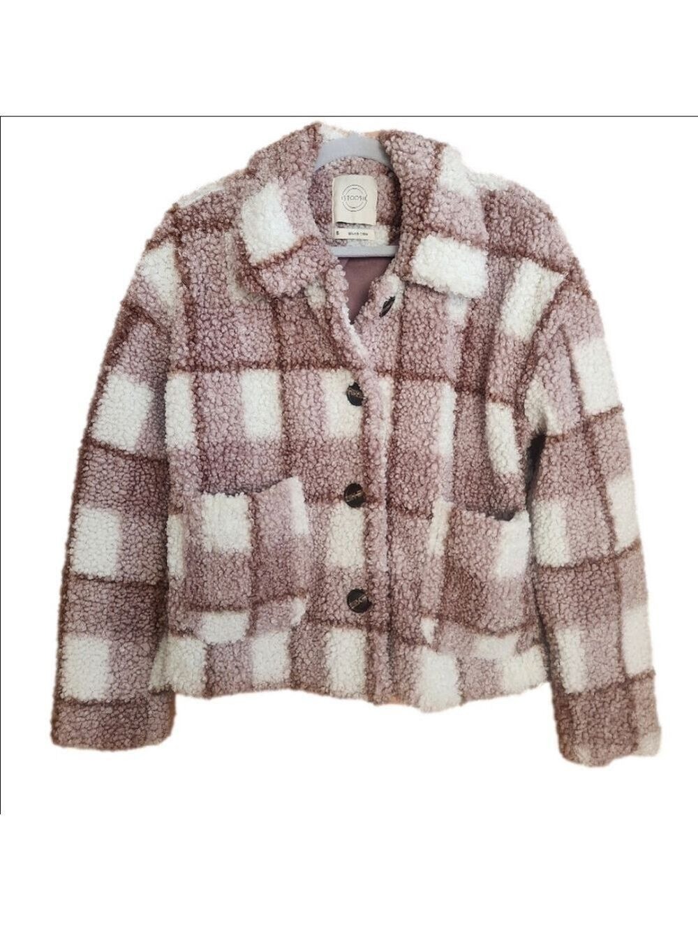 STOOSH TEDDY NUBBY SHACKET / JACKET OVERSIZED AND OH SO COZY! EUC LIKE NEW!